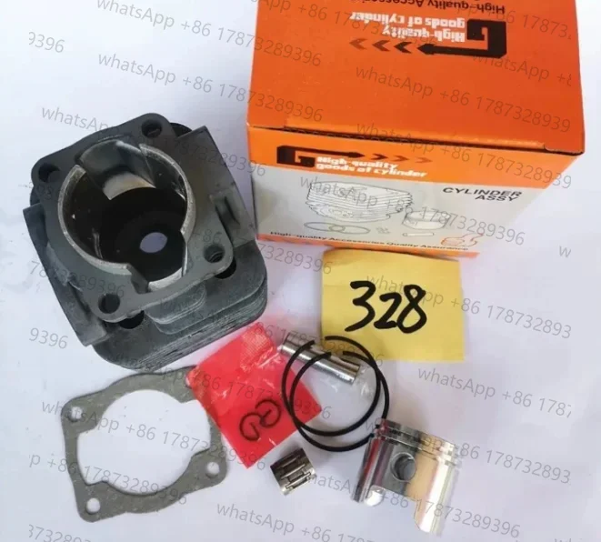 Комплект цилиндра CG328 36 мм для Tanaka SUM328 BG328 1E36F-3, для кустореза, с поршнем, кольцами, стопорными кольцами, пальцем, прокладкой, подшипником (art.: 3920d8dbf7481) - 3920d8dbf7481