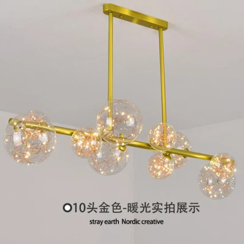 

Современная и простая светодиодная Люстра для ресторана, роскошная круглая лампа в скандинавском стиле для бара, кофейни светильник