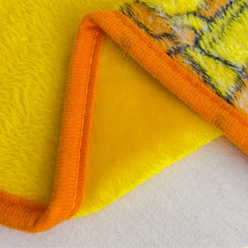 Милое одеяло с героями мультфильмов плюшевое кавайное фланелевое котом