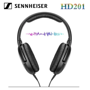 Sennheiser HD201 Wired Headphones Noise Cancelling Earbuds Sports Gaming Headphones Stereo Bass for IPhone/Samsung/Computer
