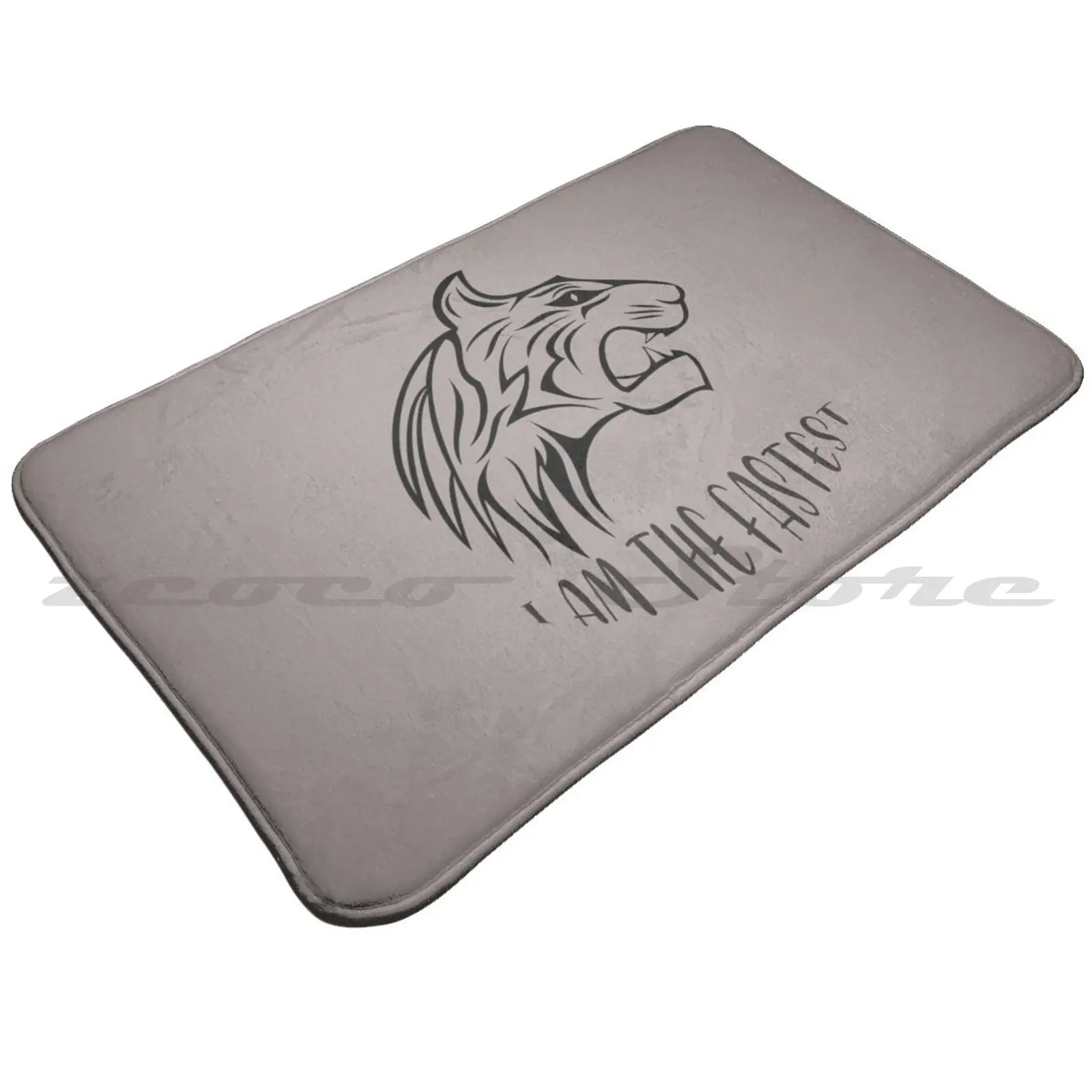 Коврик I Am The Fastest мягкая противоскользящая ковровая дорожка с захватом воды