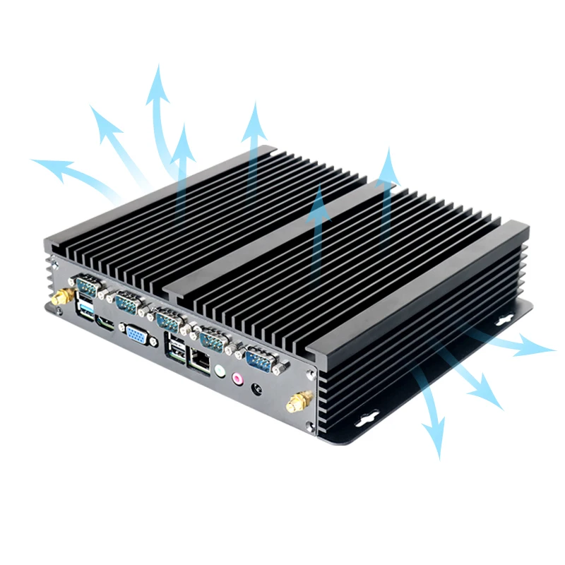 Самый дешевый мини-ПК 1LAN 2COM для Intel Celeron J1800 2 41 ГГц двухъядерный безвентиляторный