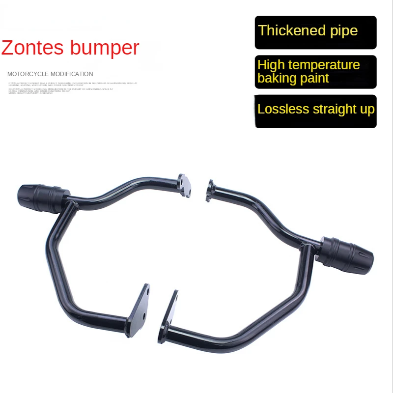 

For Zontes Ghost ZT350R ZT310-X-R Modified Accessories Travel Version Street Bike Motorcycle Front Bumper Competitive Bar Bumper