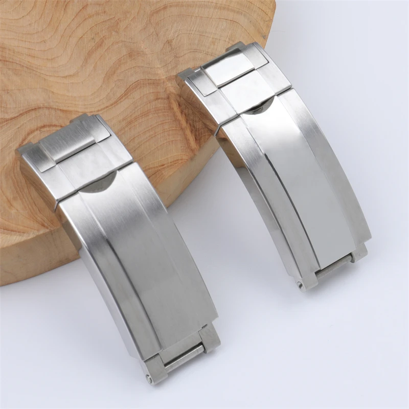 

9*9mm Top Quality 904L Stainless Steel Watchband Clasp For Rolex Buckle For SUBMARINER GMT Quick Adjustale Slider Buckle