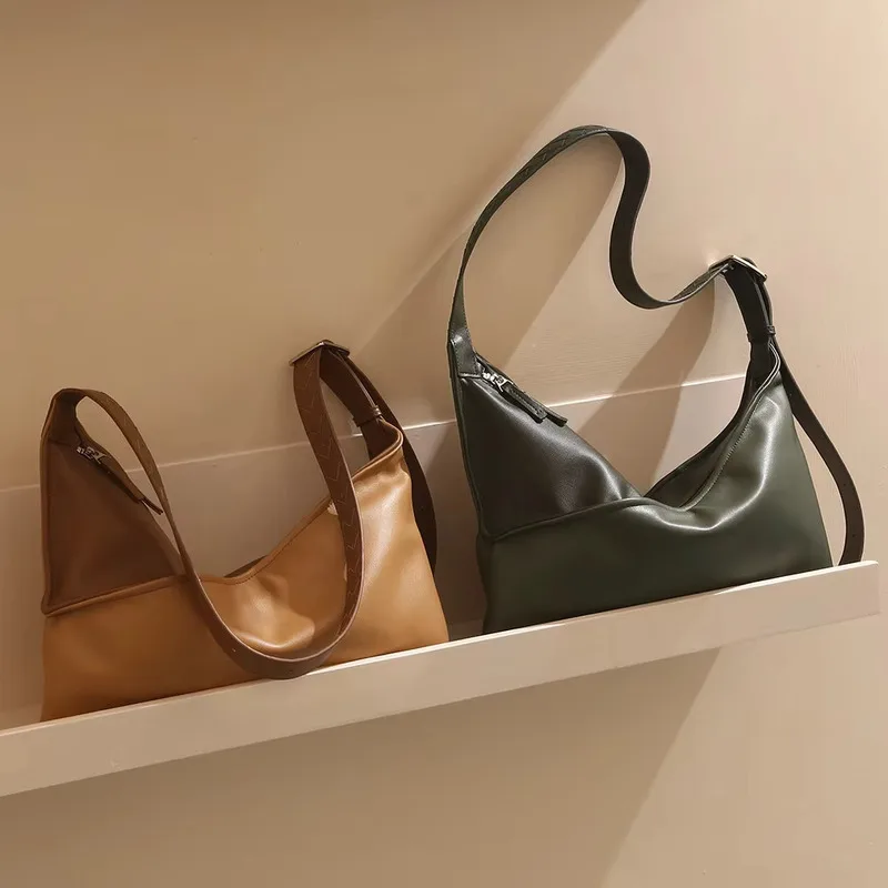 Новая женская сумка через плечо из натуральной кожи подмышками