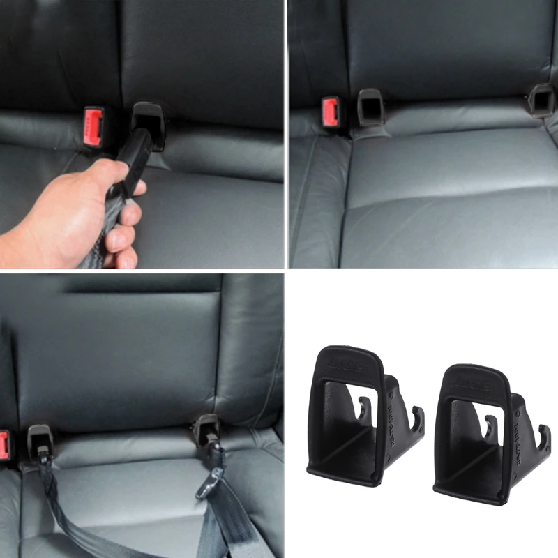 1 пара универсальных направляющих пазов для крепления ISOFIX, аксессуар для ремня безопасности детского автокресла, детали интерьера автомобиля для детей (art.: 3920d89f2d0bd) - 3920d89f2d0bd