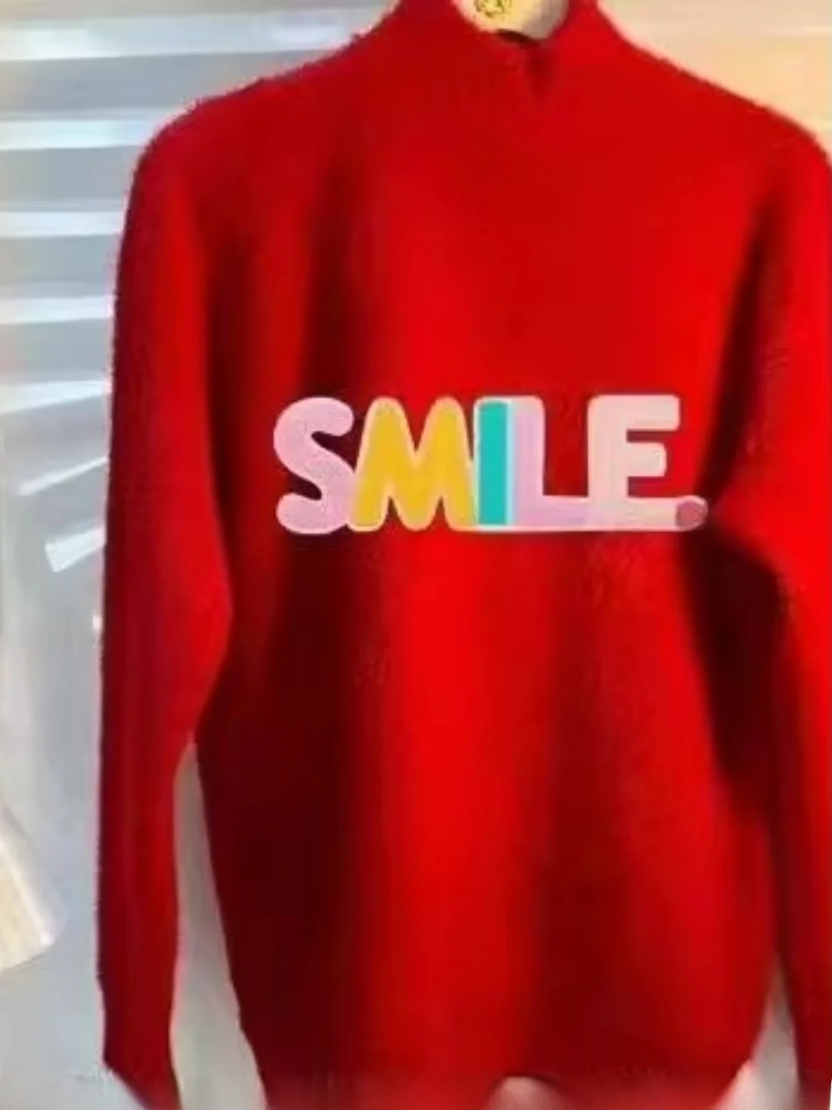 Норковый бархатный свитер с круглым вырезом женский осенне-зимний свободный для