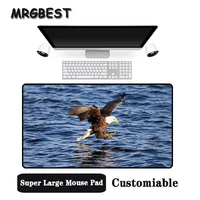mrgbest big promotion large size multi size locked mouse padeagle animal at sea pattern pc computer notebook desk mat