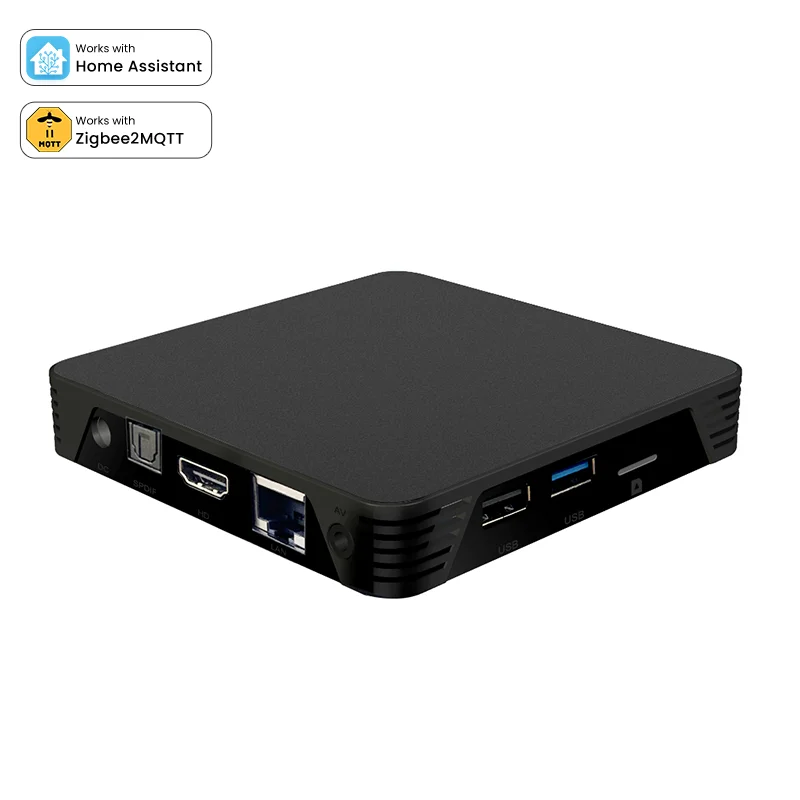 

AVATTO 4G Plus 32G USB 3.0/2.0 Порты Домашний помощник Шлюз Smart Home Box Четырехъядерный процессор Cortex-A53 Поддержка ZigBee2MQTT, ZHA, HomeKi