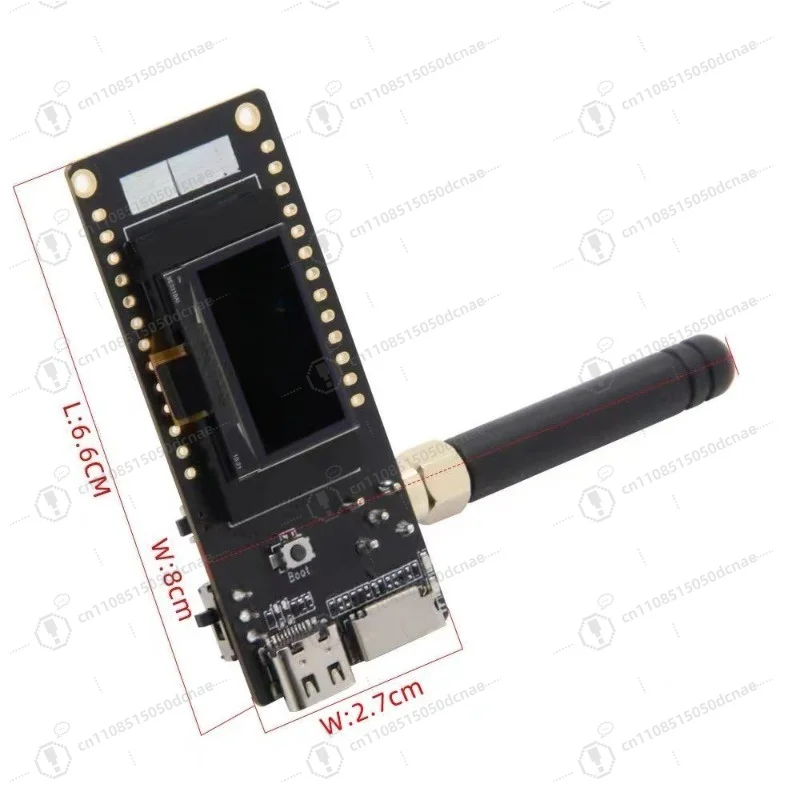 Фото Плата разработки T3S3 V1.0 ESP32-S3 LoRa SX1280 2.4G с модулем Wi-Fi, Bluetooth и беспроводным подключением, 0.96-дюймовым OLED-дисплеем и разъемом Type-C №3