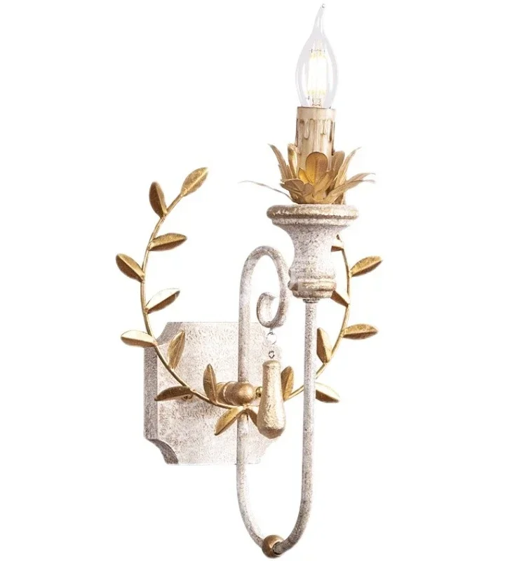 Золотистые пшеничные листья во французском стиле фотообои с одинарной головкой