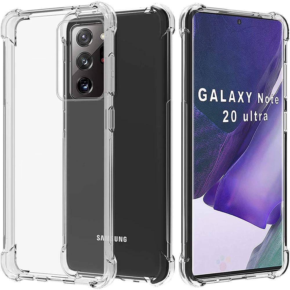 

50pcs Phone Case For Samsung Galaxy S20 Ultra S21 Plus S20 S10 S9 S8 S7 Galaxy NOTE 20 10 9 Clear Soft TPU Ultra Slim Case