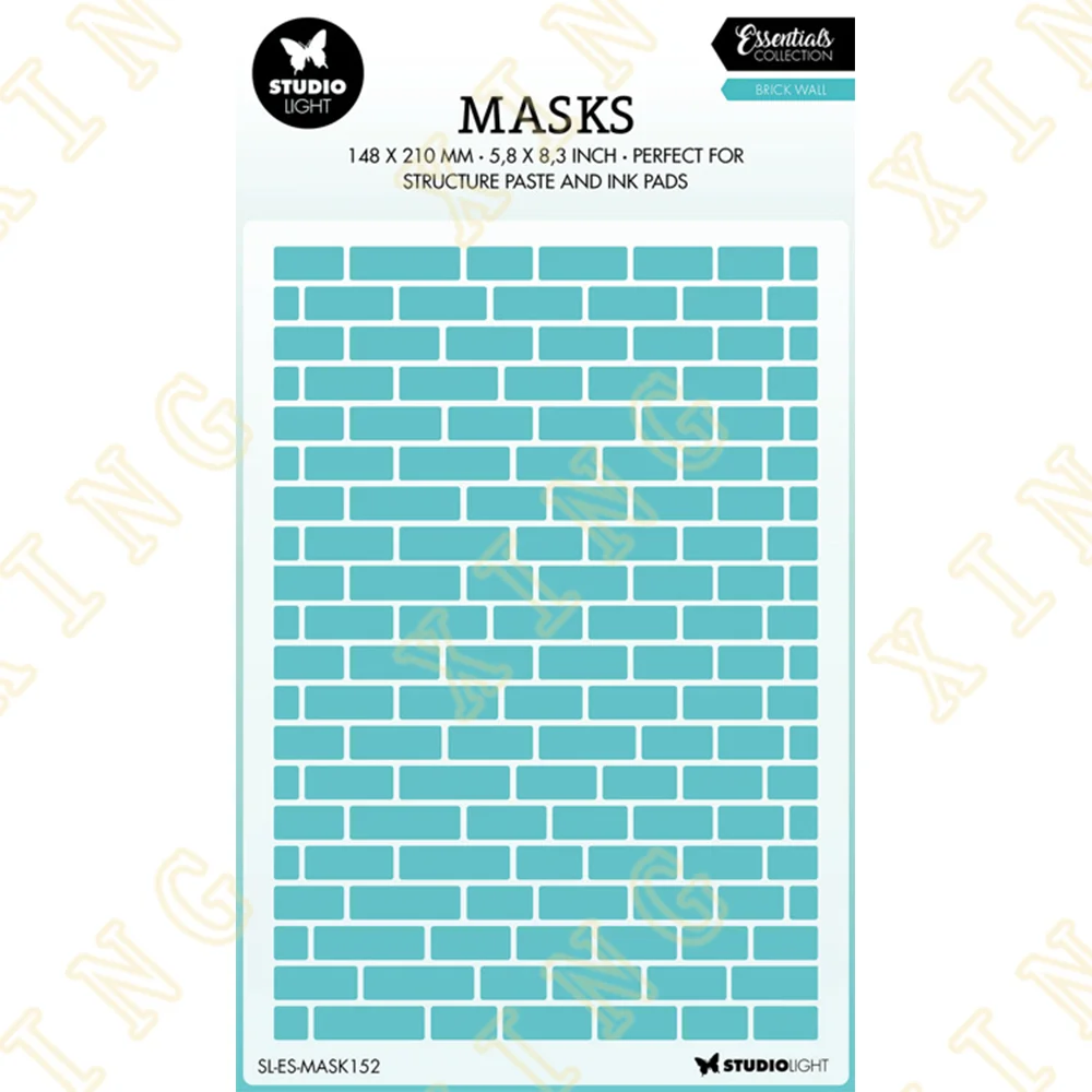 

2022 New Brick Wall Diy Embossing Paper Card Template Craft Layering Stencils for Walls Painting Scrapbooking Stamp Album Decor
