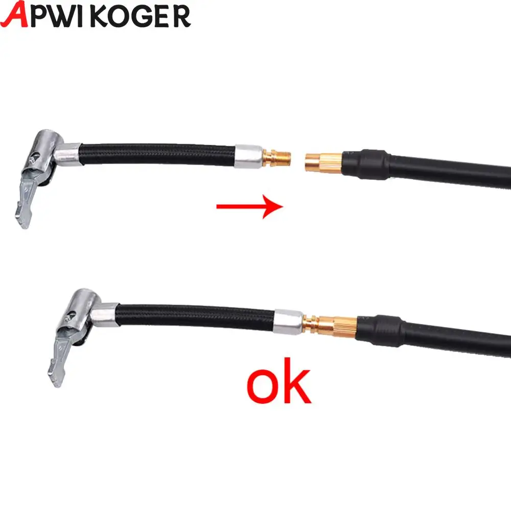 Шланг-удлинитель для велосипеда мотоцикла автомобиля надувной насос