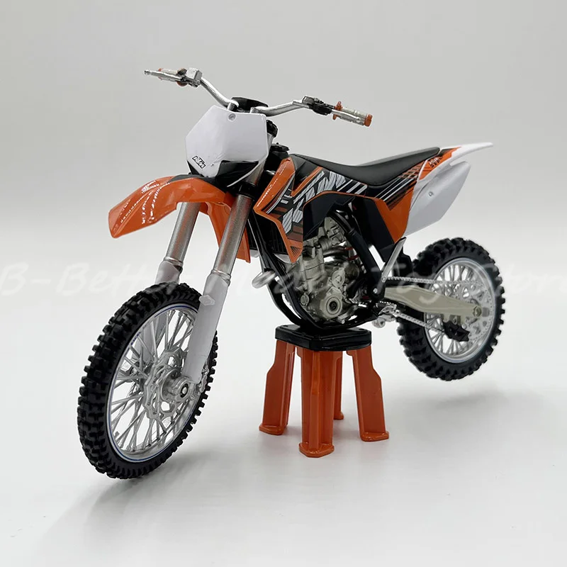 1:12 Diecast Motorcycle Model Toy 350 SX-F Dirt Bike Replica Collection