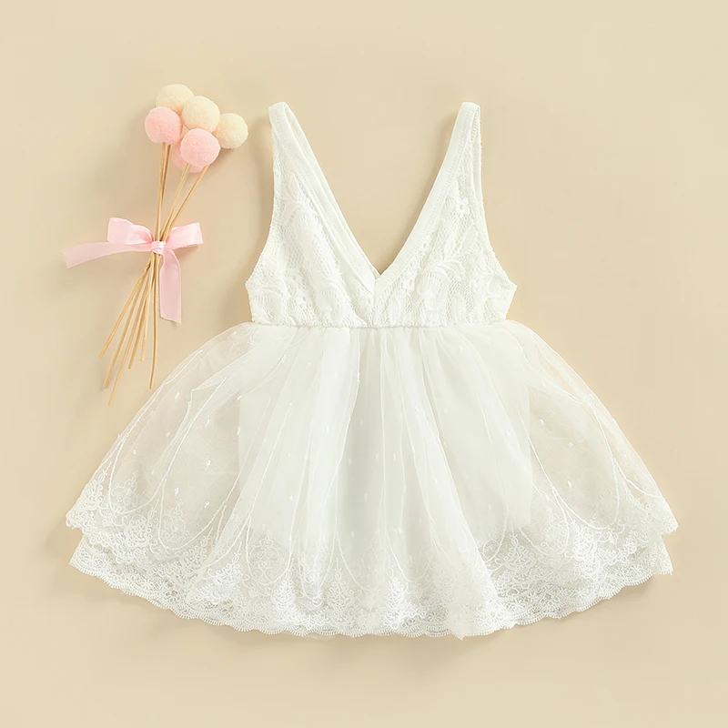 

Ma&Baby 3-24M Newborn Infant Baby Girls Dress Lace Floral Tutu Birthday Dresses For Girls Summer Starp Dress Costumes D01