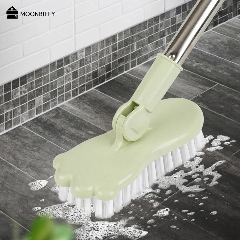 

Bathroom Long-handled Brush To Scrub Toilet Bath Brush Ceramic Tile Floor Bathroom Bathtub Tile Do Not Bend Over Cleaning Brush