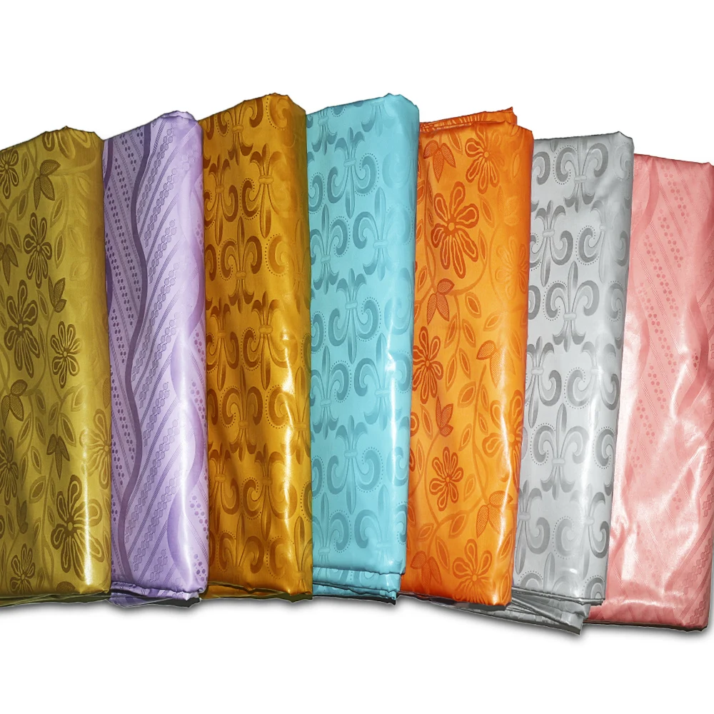 Оригинальная ткань Bazin Riche Германия женская Shadda 100 хлопковая морская парча