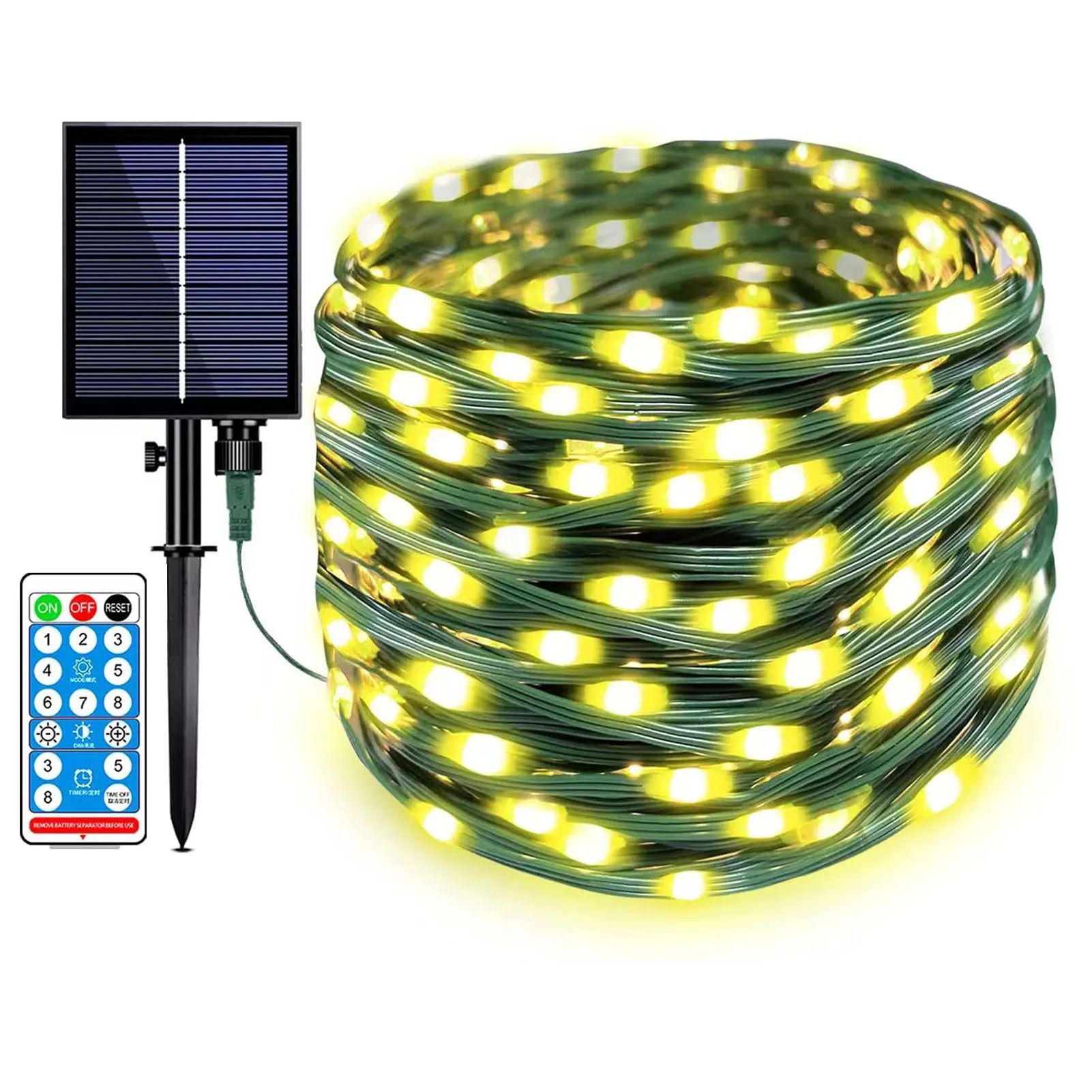 

LED String Lights Solar Powered Christmas Lights Outdoor Garland Waterproof Fairy Light Holiday for Home Wedding Christmas Decor
