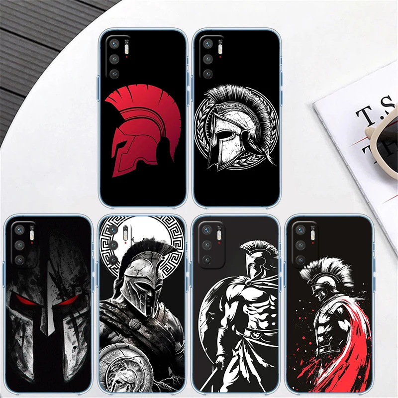 Фото Прозрачный чехол для телефона IJ54 Spartan Warrior для Motorola Moto G7 G8 G9 G84 G85 G73 G24 G15 Z2 Play Power Plus №4