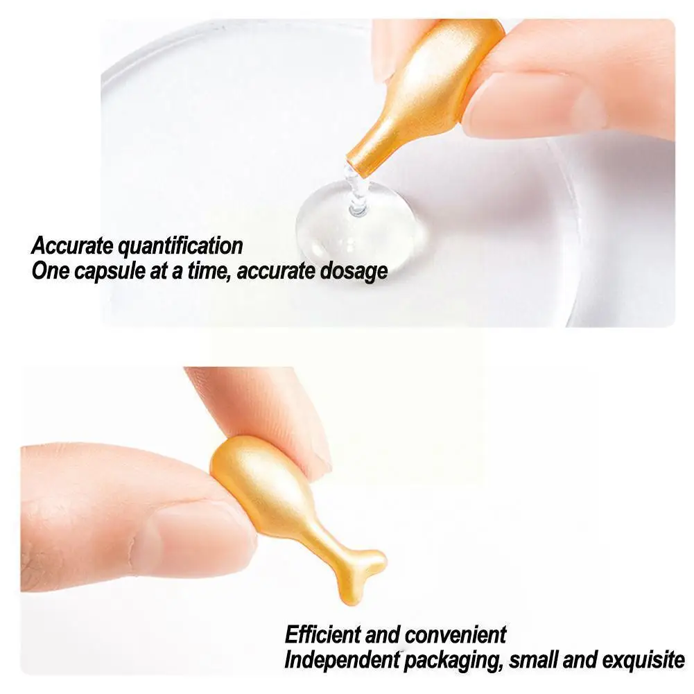 

New 50 Grains Fullerene Oligopeptide Essence Capsule Firming Anti-aging Repair Whitening Skin Care Serum Face Hydrating Lif X6c2