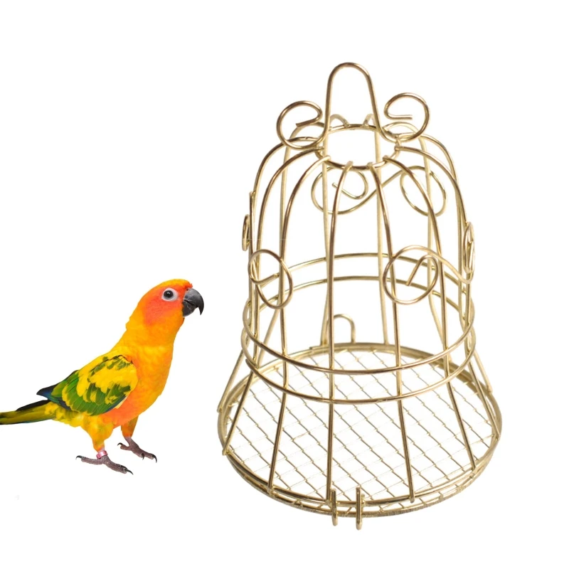 Outside Hanging Fat Ball Holder Squirrel Proof Metal Caged Wild Bird Feeders Small Feeding Tool For Birds