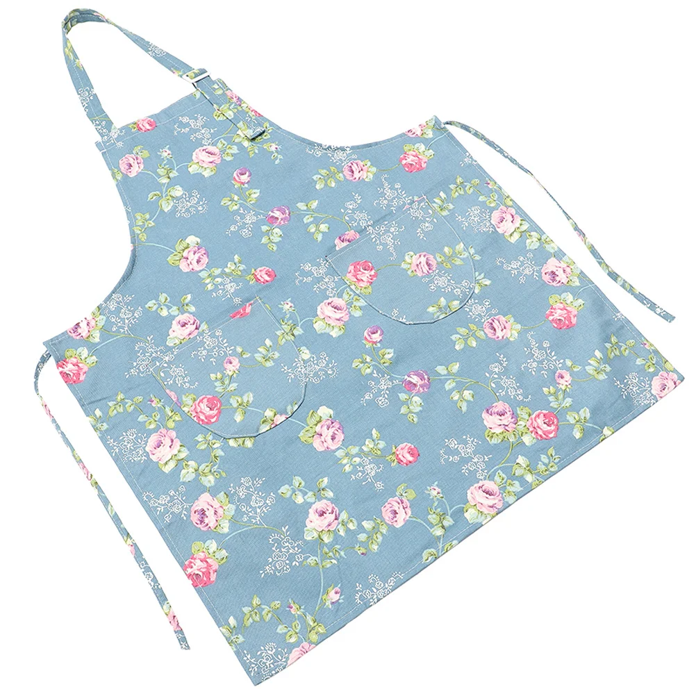 

Reusable Household Adjustable Washable Neck Sling Apron Chef Cooking Apron Packet Design Apron for Work Home Decorate