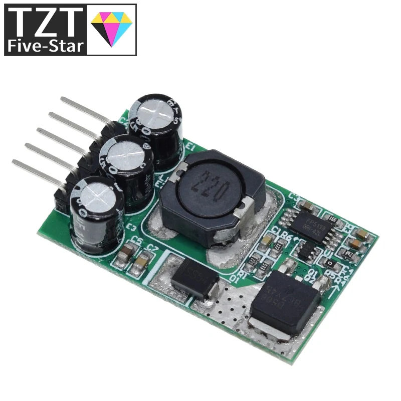 Ультрамалый размер DC-DC Boost Module DC 2 7–15 В до 9 12 15 19 А повышающий модуль питания для