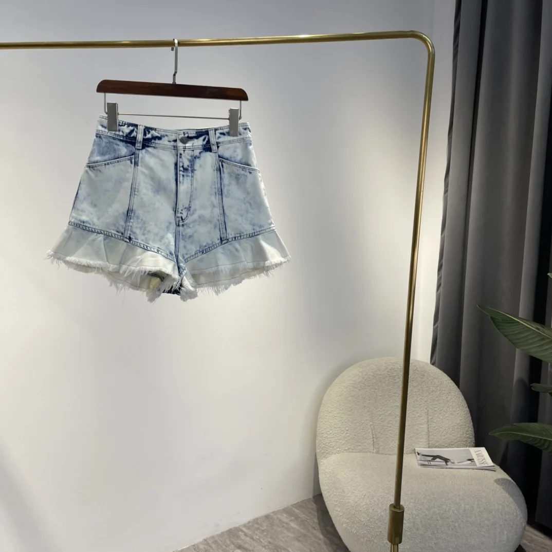 

Tye-dye High Waist Shorts for Women 2022 Summer Top Quality Jeans