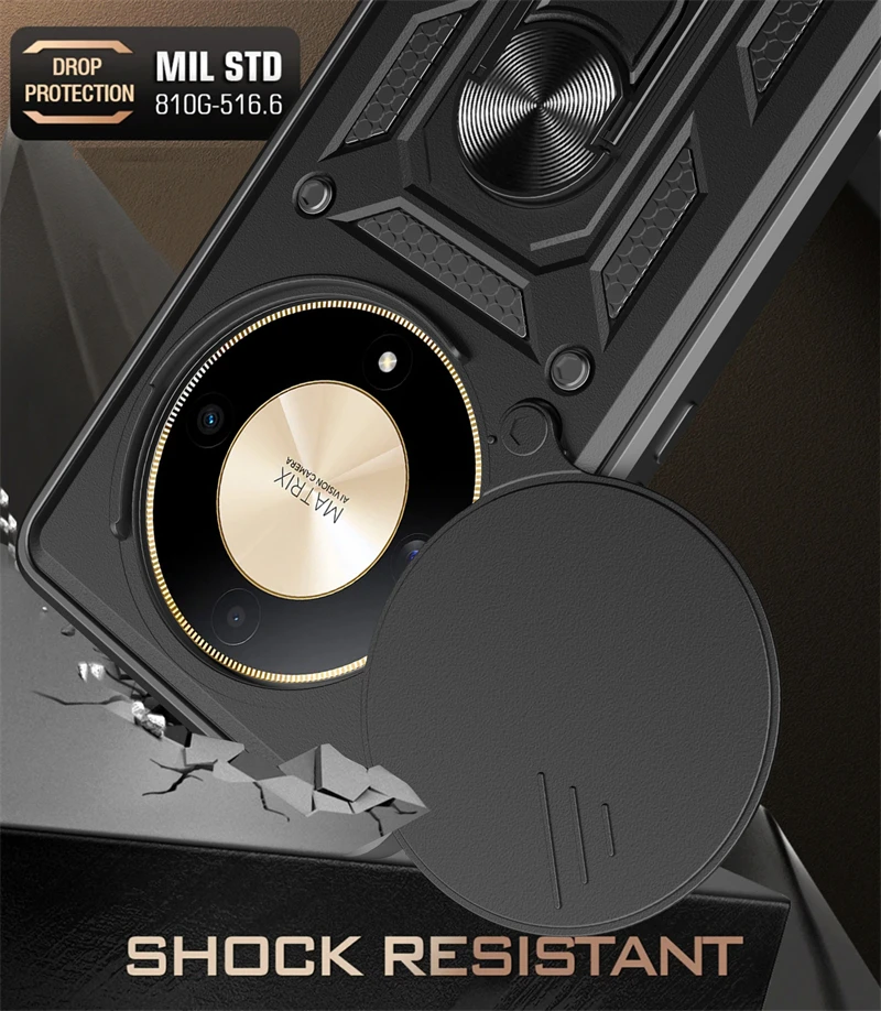 Для Honor X9b 5G чехол слайд-камера Телефон для X 9b X9 b 2023 ALI-NX1 6 78 &quotчехол-накладка с