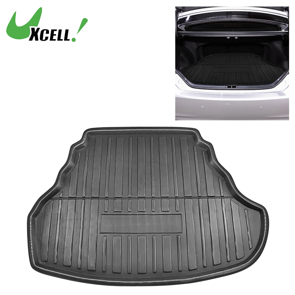 

UXCELL багажник багажника, подкладка для груза, задний багажник, напольный коврик, водонепроницаемый протектор на заказ для Toyota Camry 2012-2017