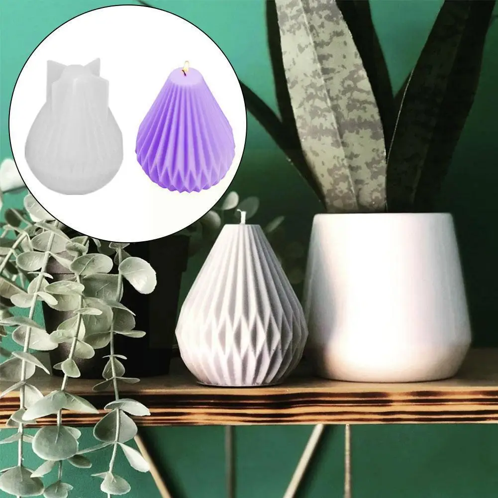 

3d Scented Candle Mold Diy Lantern Candle Silicone Decor Soap Shape Mould Wedding Gifts Casting Home Crafts Making Handmade H3d1