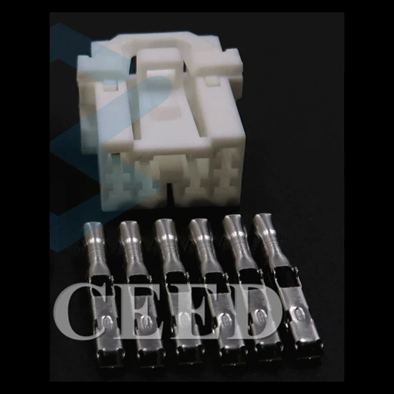 

6-контактный мужской и женский стыковочный пластиковый корпус, разъем 1,5 серии, автозапчасти, автомобильный электрический жгут проводов, разъем переменного тока в сборе