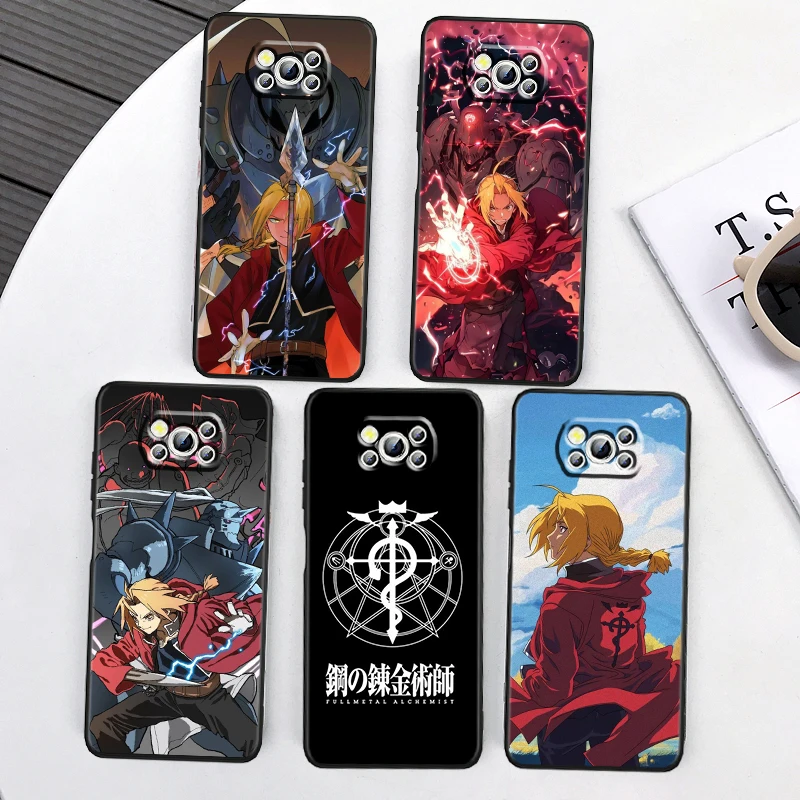 F-Fullmetal A-Alchemist Art Для Xiaomi Mi Poco F5 F4 F3 X6 X5 X4 X3 M6 M5 M5S M4 M3 C65 Pro GT коридор черный чехол для