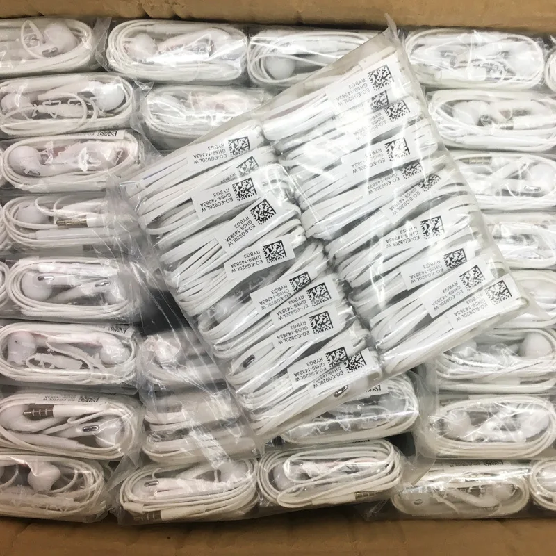 100 шт./лот S6 наушники с микрофоном 3 5 мм высококачественные для Samsung Galaxy Huawei Xiaomi все