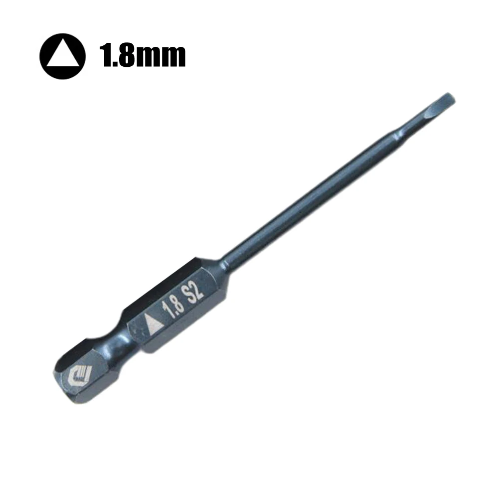 

Triangular Screwdriver Bit Triangle Wide Using 65mm Dark Blue Drill Electric Hex Shank Magnetic Manual Durable