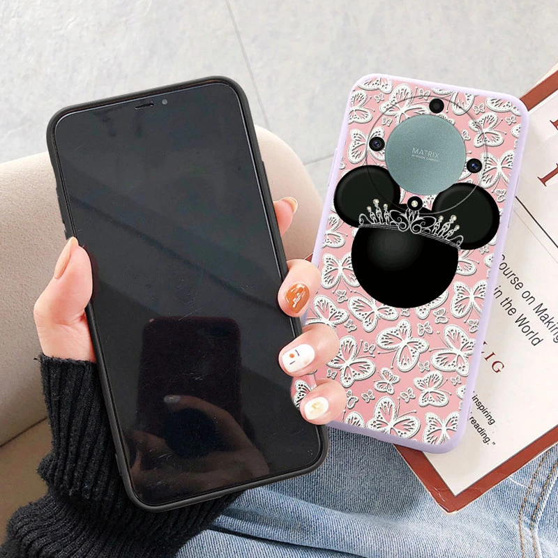 Чехол для телефона Honor X9a Magic 5 Lite X8a X7a X6a X8 X6 70 X40 X7b 90 Smart 50 Plus Play 8T 5G с рисунком Микки и