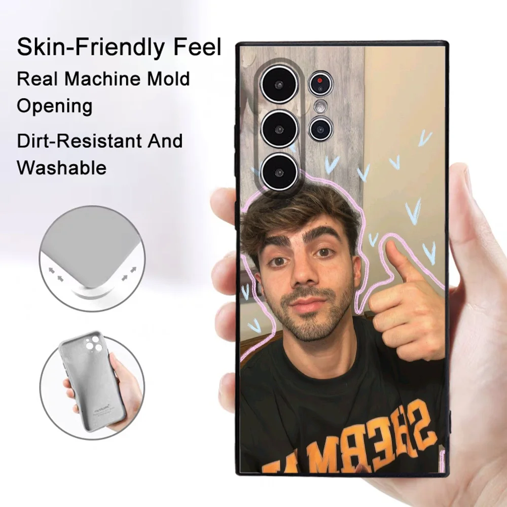 Чехол для телефона Celebrity F-Fede Vigevani Samsung Galaxy S25 S24 S22 S23 Ultra S21 S20 Plus 5G матовый