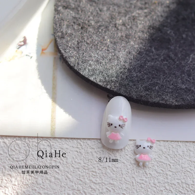 10 шт. miniso sanrio hellokitty Icethrough cinnamoroll мультяшные подвески для ногтей изготовления