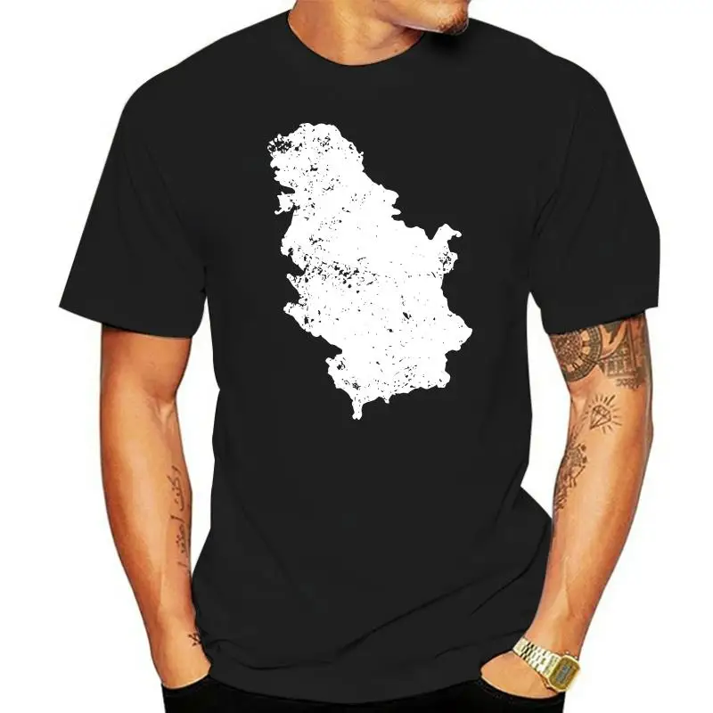 

Serbia And Kosovo Map Shirts Love Native Born State T-shirt 2022 Summer Fashion High Quality New Men Casual Summer