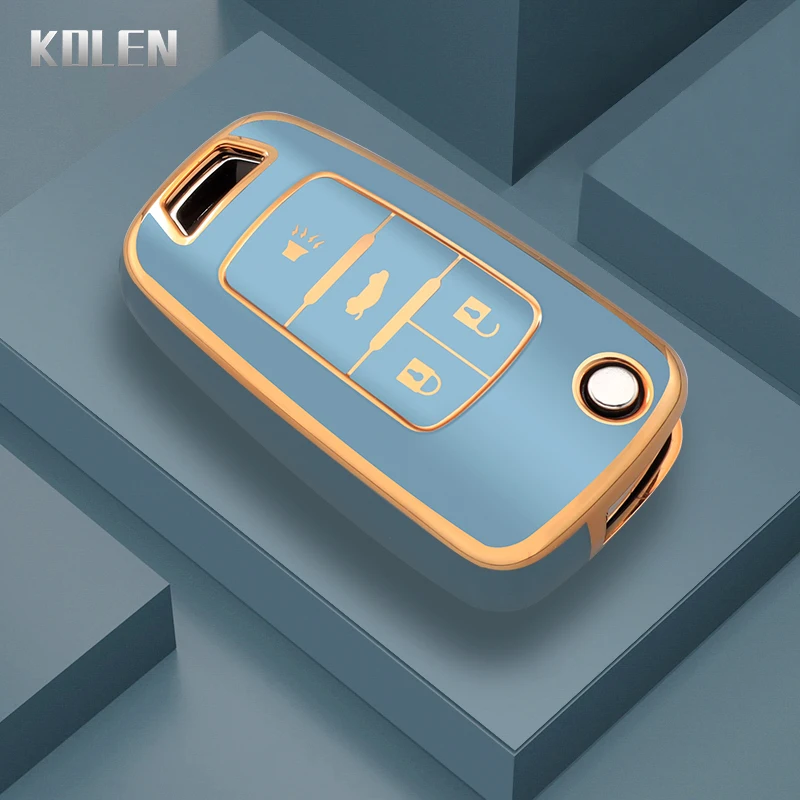 

Автомобильный флип-чехол из ТПУ для Chevrolet Cruze Aveo Trax Sail Malibu Captiva Opel Vauxhall Astra J Corsa Insignia Mokka