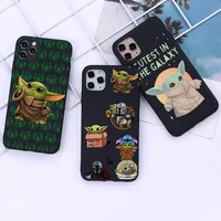 star wars baby yoda phone case for iphone 13 12 11 pro mini xs max 8 7 plus x 2020 xr cover
