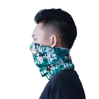 outdoor mountaineering ice silk scarf camouflage magic headband cycling mask sun protection neckerchief cover square scarf