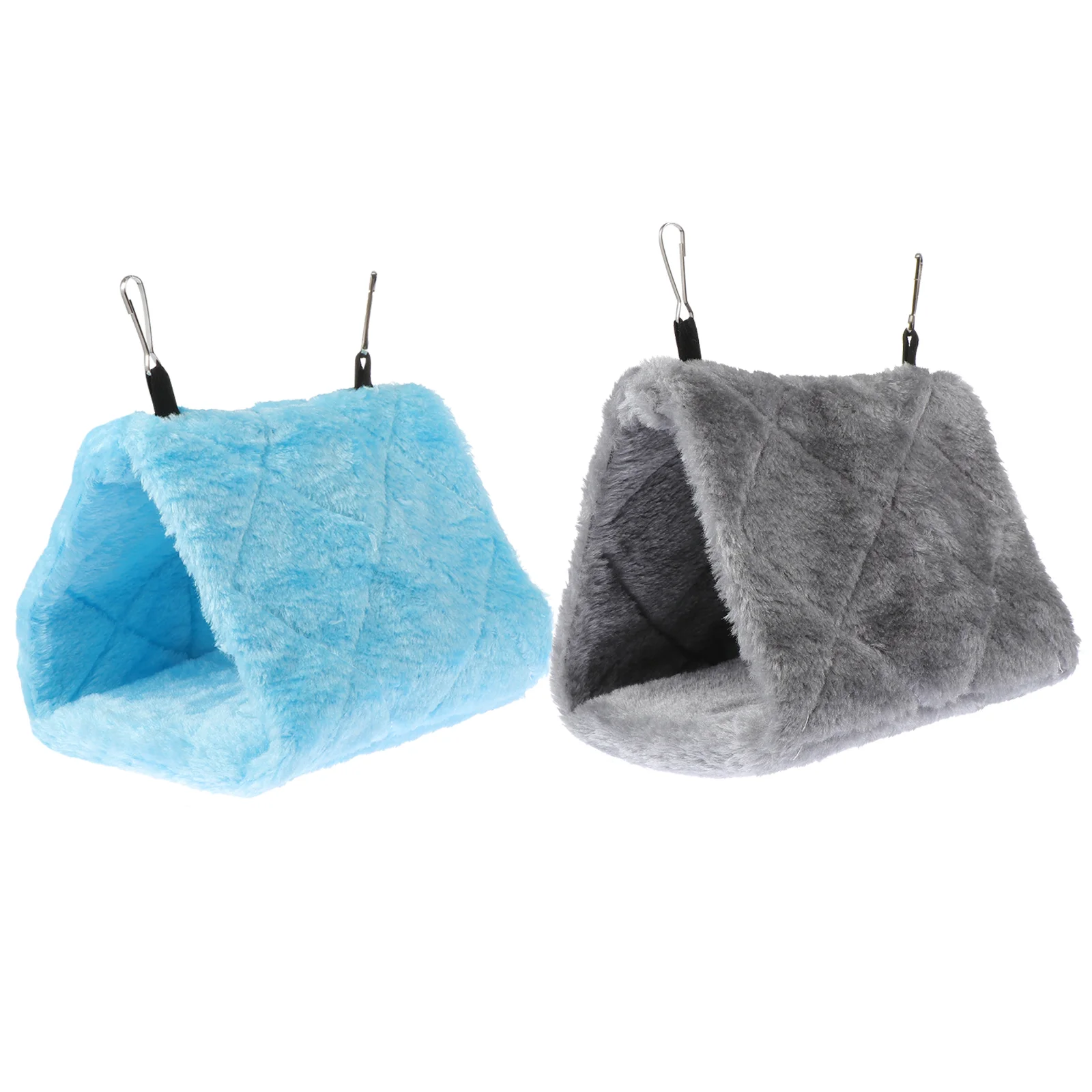 

Small Bird Hanging Parrot Animal Bed Hammock House Guinea Hamster Shelter Sleepingpigs Cave Plush Triangle
