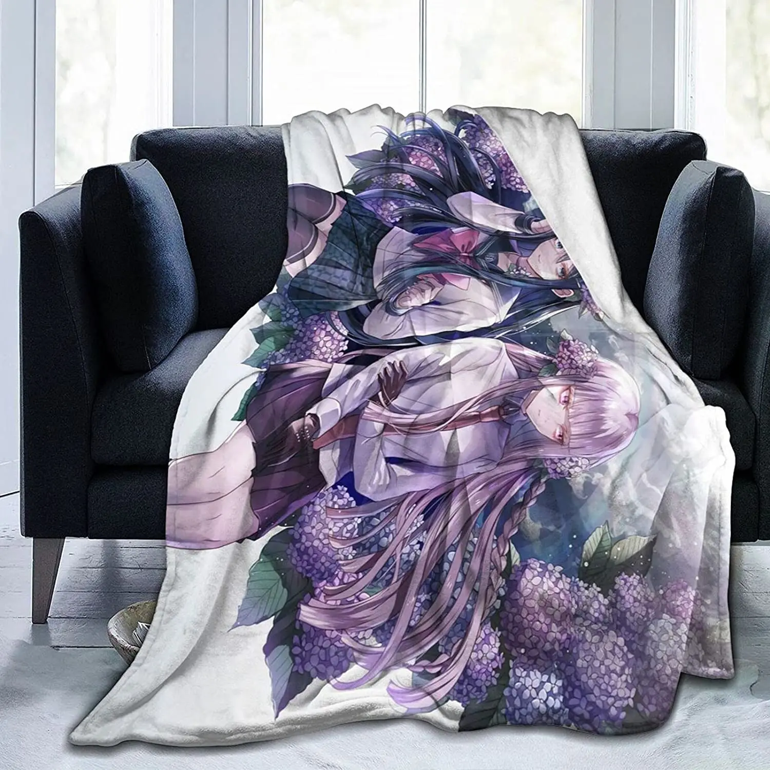 

Kyoko Kirigiri Fluffy Soft and Comfortable Blanket, Anime Warm Embrace of Sympathy