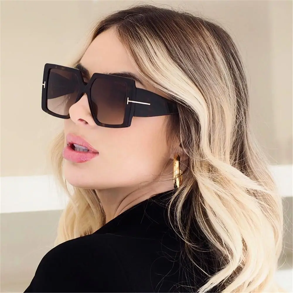 

Trendy UV400 Protection Polarized Shades Square Retro Sunglasses Oversized Sunglasses for Women