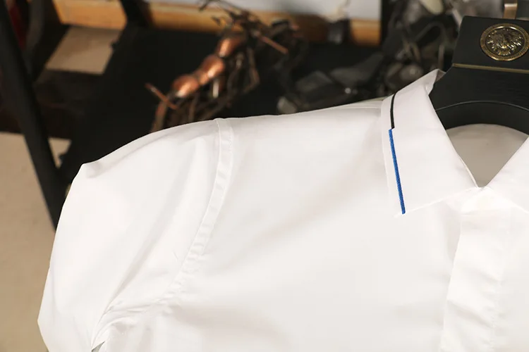 Мужская осенне-зимняя новая рубашка с длинным рукавом модная трехцветная