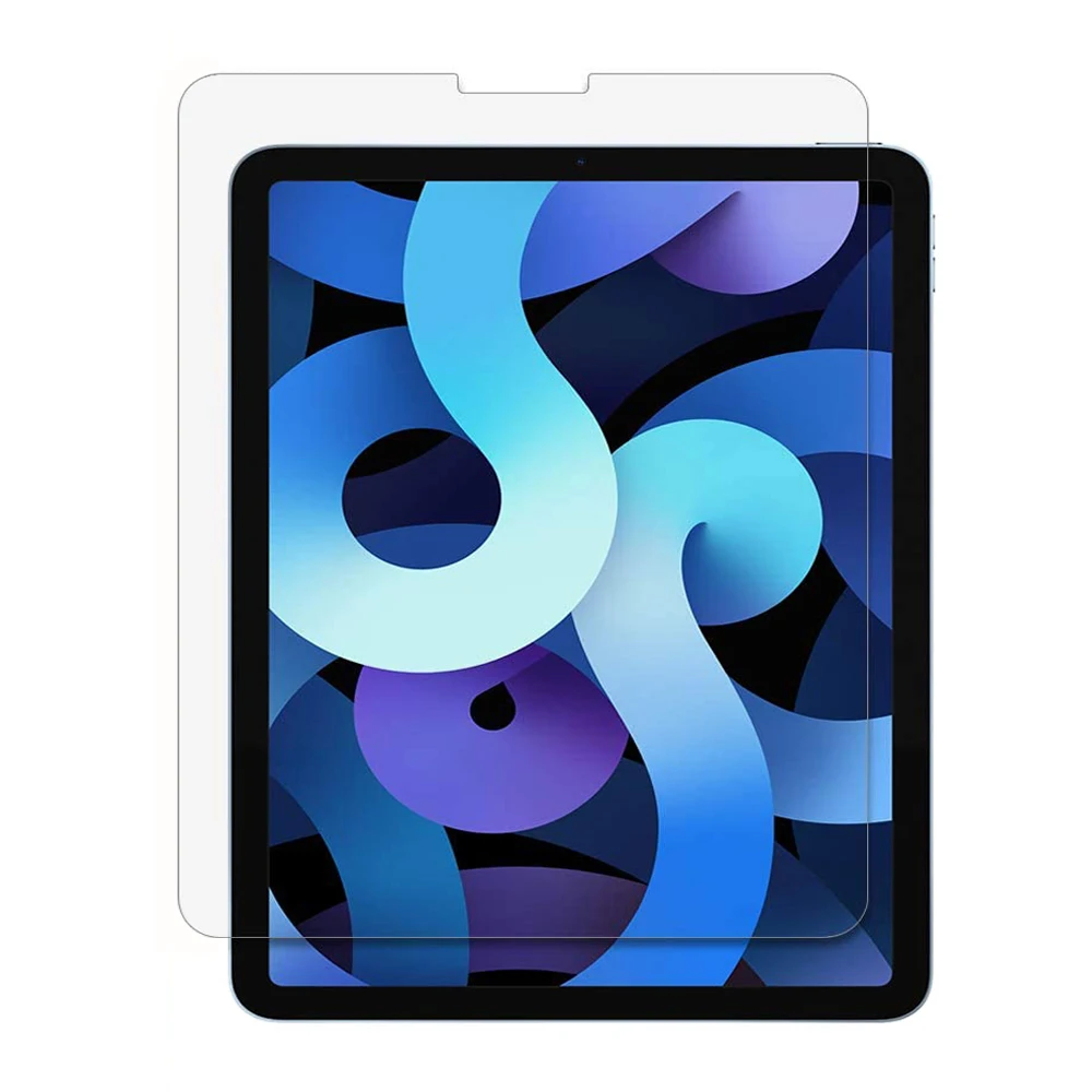 

Закаленное защитное стекло 9H для iPad Air 4, 10,9 дюйма, 2020 дюйма, A2324, A2072, безпузырьковая Защитная пленка для планшета с защитой от отпечатков паль...