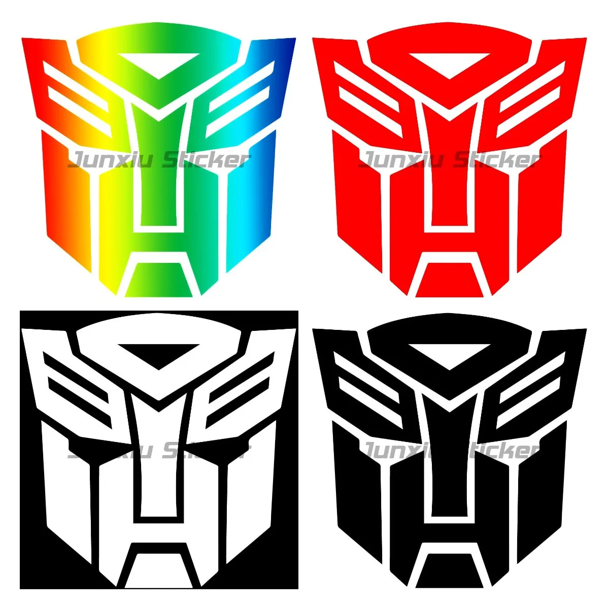 

Autobot Inspired Transformer Car Sticker Automobiles Exterior Accessories Vinyl Waterproof Decals Window Toilet Wall