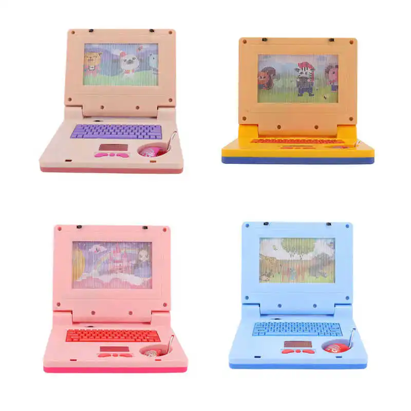 

Kids Electronic Learning Laptop Toy LED Flashing Music Simulation Computer Early Educational Toy for Children Gifts
